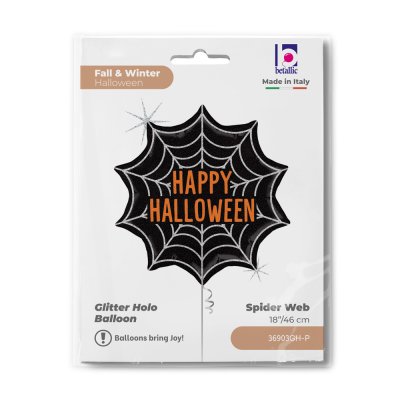 Halloween Spider Web (46cm,18") foil balloon - 36903gh-p-b.jpg