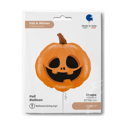 Pumpkin (74cm,29") foil balloon - g72067-p-b.jpg