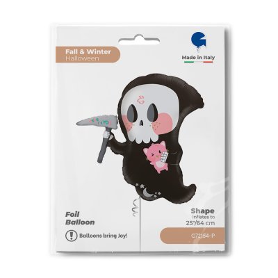 Death with a stuffed animal (64cm,25") foil balloon - g72154-p-b.jpg