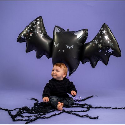 Bat with stars (109cm,43") foil balloon - dscf3334-b.jpg