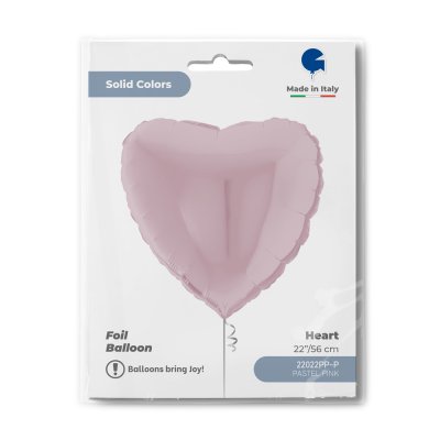 Heart - pastel pink (56cm,22") foil balloon - 22022pp-p-b.jpg