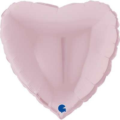 Heart - pastel pink (56cm,22") foil balloon