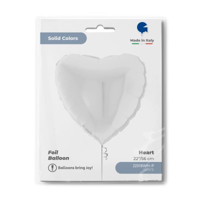 Heart - white (56cm,22") foil balloon - 22018wh-p-b.jpg