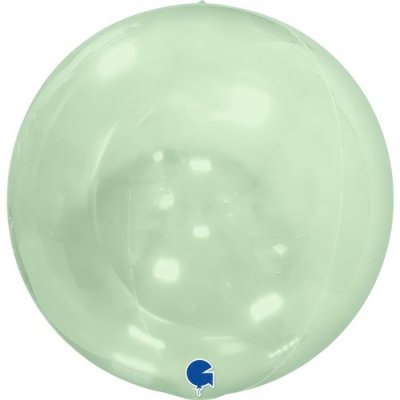 Ball - transparent green 4D (38cm,15") foil balloon
