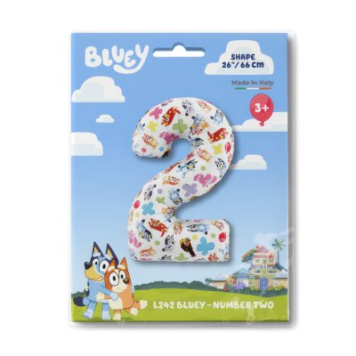 Number 2 Bluey (66cm,26") foil balloon - l242-p-b.jpg
