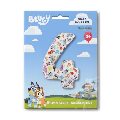 Number 4 Bluey (66cm,26") foil balloon - l244-p-b.jpg