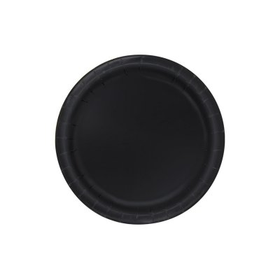 ECO paper plates - Black 23cm, 16 pcs