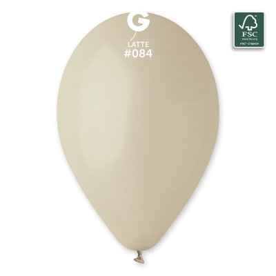 Balloons 33cm/13" #084 Pastel Latte (50pcs) - 100-fsc-certified-nrl-balloons-latte.jpg