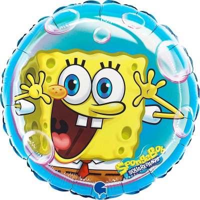 SpongeBob (46cm,18") foil balloon - l18062-r18-spongebob-fr-b.jpg