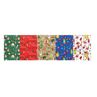Wrapping paper Christmas mix 2 x 0.70 m