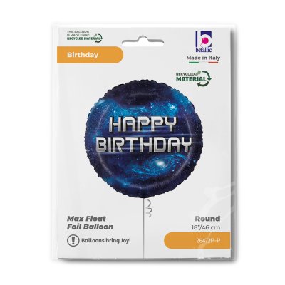 Circle HB VesmĂr 18"/46cm foil balloon - 26472p-p-b.jpg