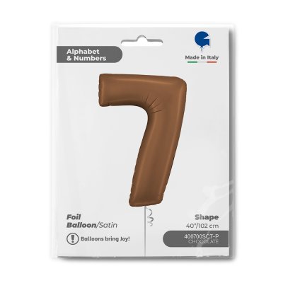 Numeral Chocolate 7 Satin (102cm, 40 \ - 400700sct-p-b.jpg