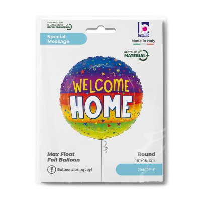 Circle of "Welcome Home" 18"/46cm foil balloons - 26460p-p-b.jpg