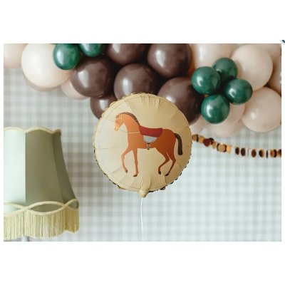 Circle - horse 45cm - foil balloon - 2.jpg