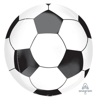 Balls - football ball 38x40cm - foil balloon