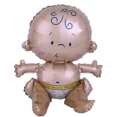 Baby sitting 33x38cm - a foil balloon