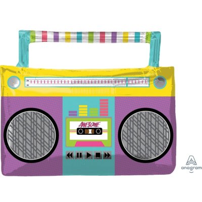 Radio retro 68x55cm - foil balloon