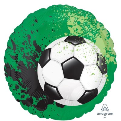Circle - football 43cm - foil balloon