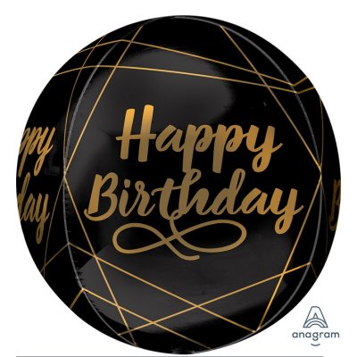 Balls - black HB 38x40cm - foil balloon - 4110201b.jpg