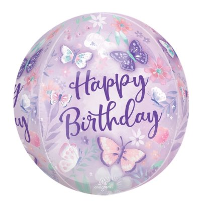 Balls - butterflies HB 38x40cm - foil balloon
