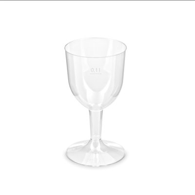 Cup crystal 0.1l / 6pcs for wine