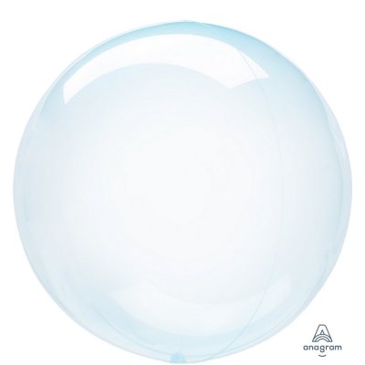 Ball clear blue 45-56cm - foil balloon
