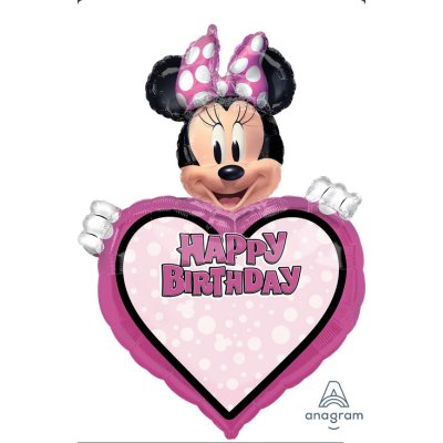 Heart - Minnie Mouse Hb 60x83cm - Foil Balloon