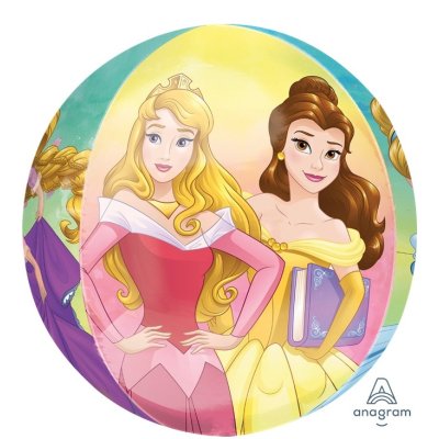 Balls - princesses, 38x40cm - foil balloon - 1princezny c.jpg