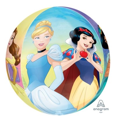 Balls - princesses, 38x40cm - foil balloon - 1princezny d.jpg