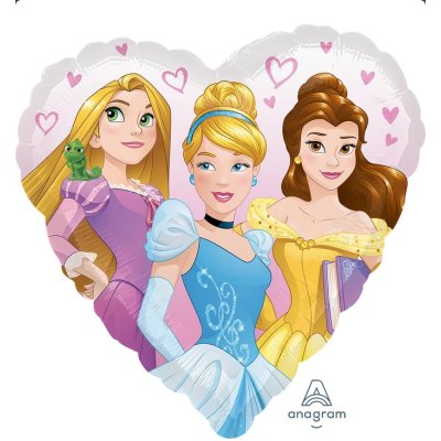 Heart - princess 43cm - foil balloon