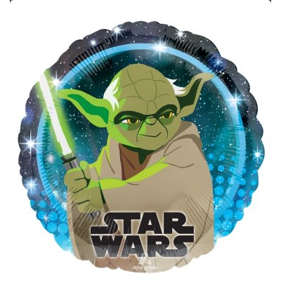 Circle - Star Wars Galaxy Yoda 43cm - Foil Balloon