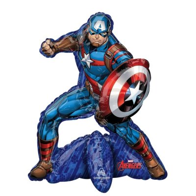 Avengers Captain America Self -Self -Sunbowing 55x66cm - Foil Balloon