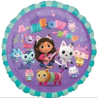 Circle - Gabby's Dollhouse 43cm - foil balloon
