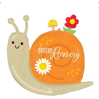 Snail - Speedy Recovery 68cm - foil balloon