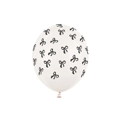 Balloon Pastel 30cm Print Bows, 6pcs