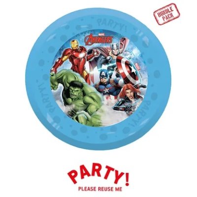 Sustainable Plate - Avengers 21cm/4pcs