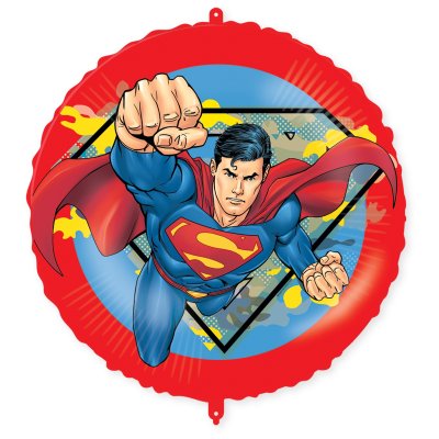 Circle - Superman Krypton 46cm foil balloon + weights