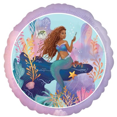 Circle - a small mermaid 43cm - a foil balloon