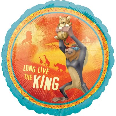 Circle - lion king 43cm - foil balloon