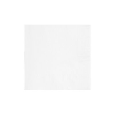 Napkins of paper eco - white 33x33 cm / 50 pcs