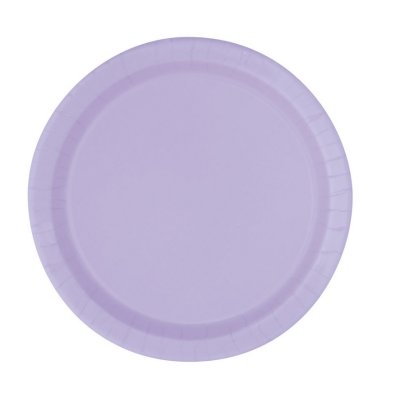 Paper EKO plates - lavender 23cm, 16pcs