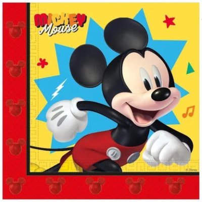 Napkins of paper eco - Mickey 33x33 cm / 20 pcs