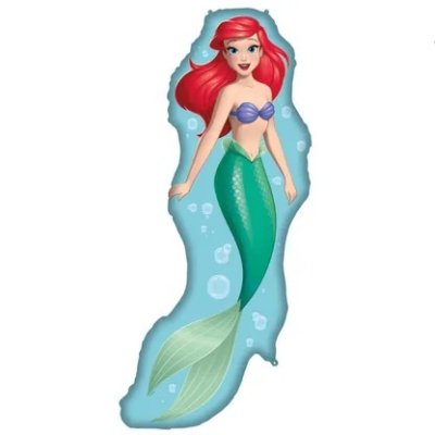 Princess Ariel 40x99cm foil balloon