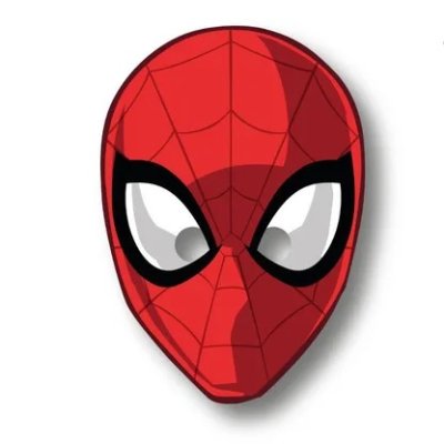 Mask Paper Spiderman 6pcs