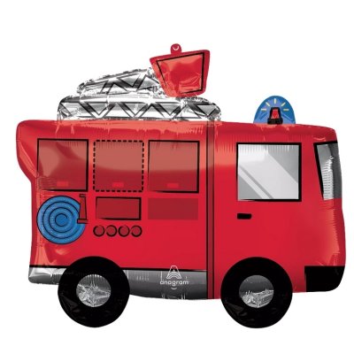 Car firefighting 66x55cm - foil balloon