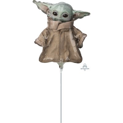Mini Star Wars Baby Yoda 30x30cm - Foil Balloon