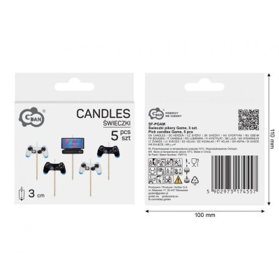 Candles cake game, set 5pcs - 98280.jpg
