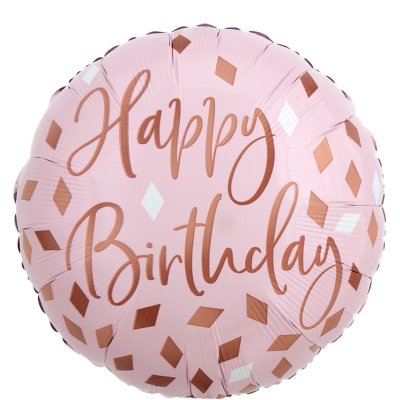 Circle - HB pink 43cm - foil balloon