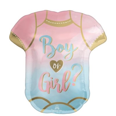 BodĂ˝ÄŤko - Boy or Girl? 60x55cm - foil balloon