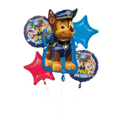 Bouquet - Paw Patrol - foil balloons 5 pcs